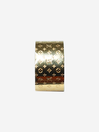Gold monogram scarf ring Scarves Louis Vuitton 