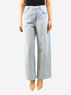 Light wash loose-fit denim jeans - size UK 12 Denim Agolde 