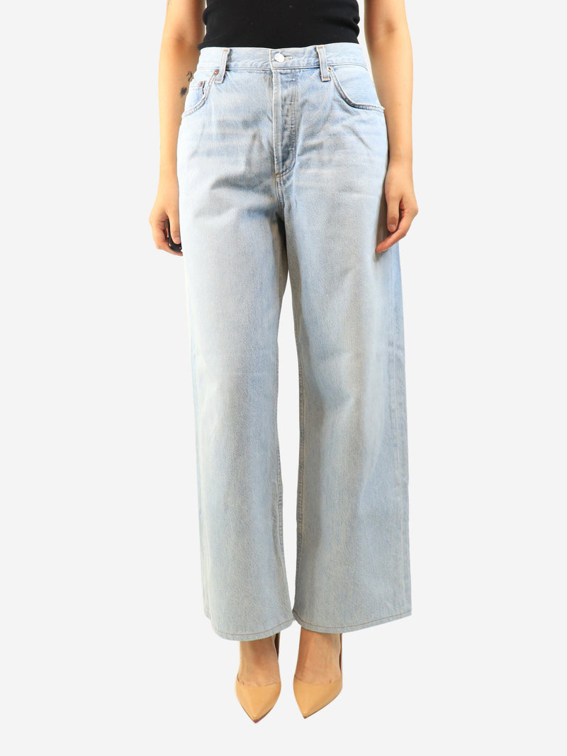 Light wash loose-fit denim jeans - size UK 12 Denim Agolde 