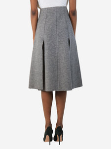 Proenza Schouler Grey wool midi skirt - size UK 6