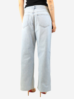 Light wash loose-fit denim jeans - size UK 12 Denim Agolde 