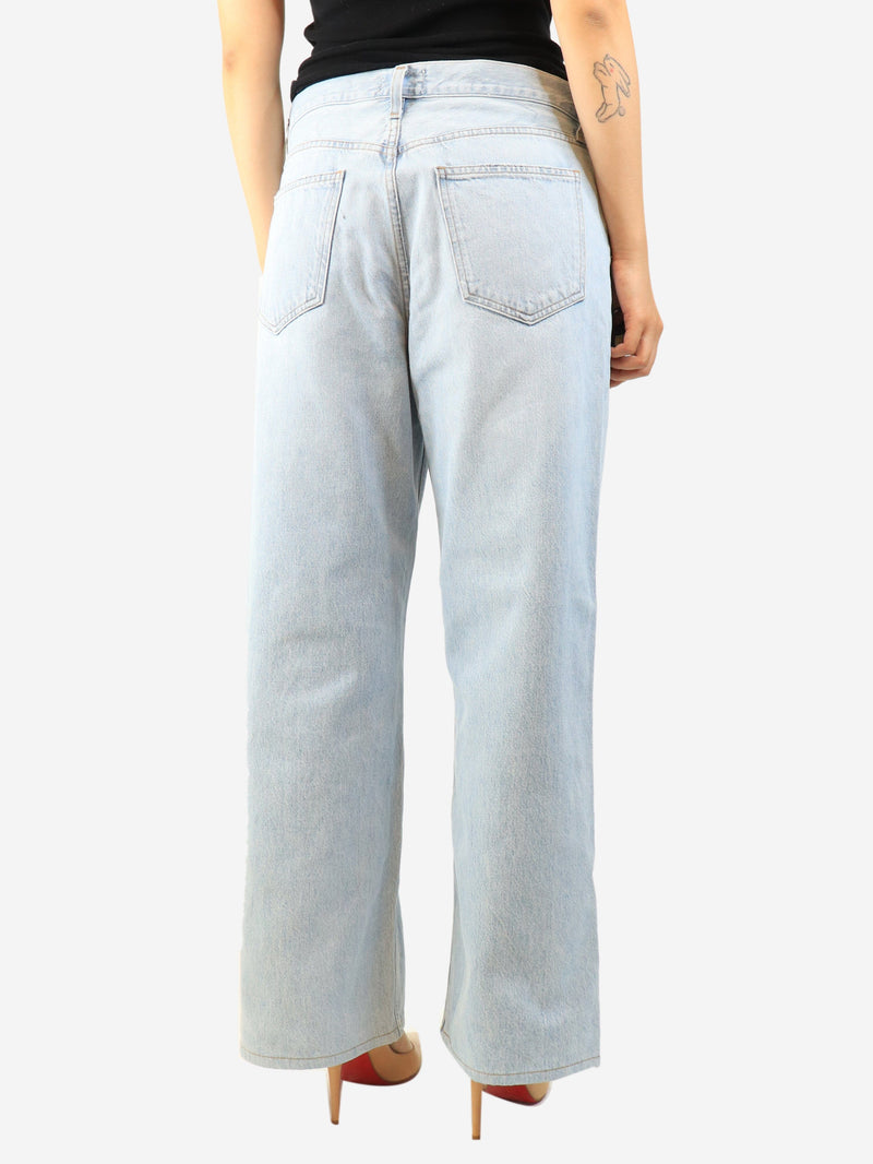 Light wash loose-fit denim jeans - size UK 12 Denim Agolde 