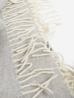 Grey fringed wool scarf Scarves Dior 