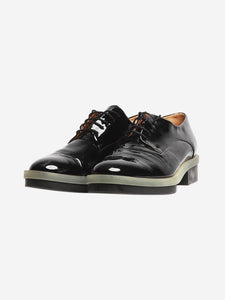 Clergerie Black patent lace-up shoes - size EU 39