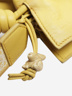 Yellow nappa leather Flamenco clutch bag Shoulder bags Loewe 