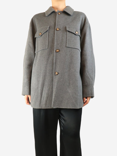 Grey wool shacket - size M Coats & Jackets Polo Ralph Lauren 