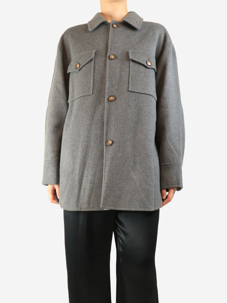 Grey wool shacket - size M product image