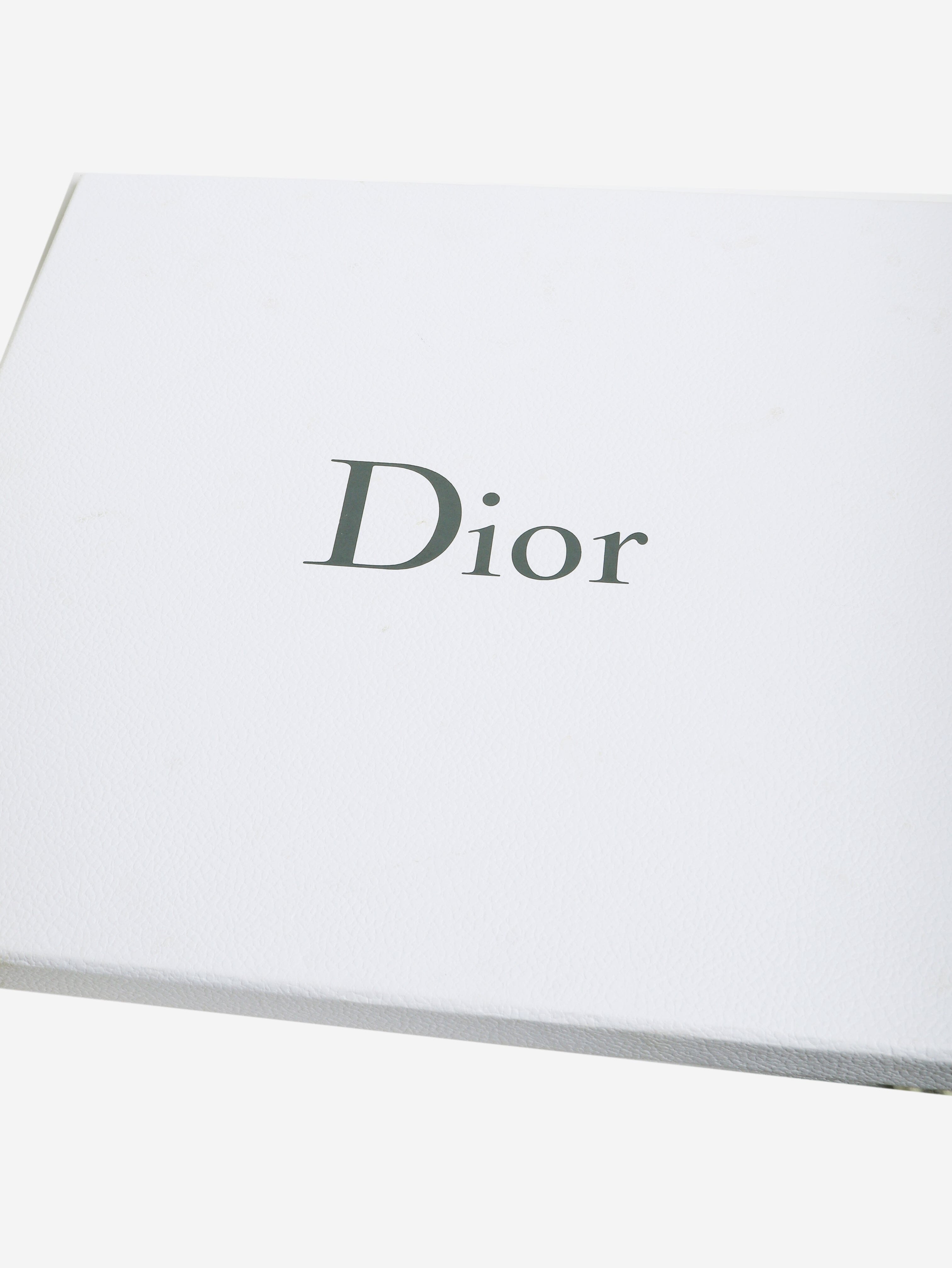 Grey fringed wool scarf Scarves Dior 