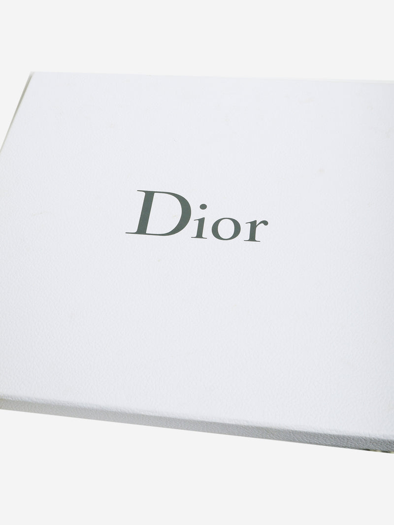 Grey fringed wool scarf Scarves Dior 