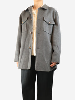 Grey wool shacket - size M Coats & Jackets Polo Ralph Lauren 