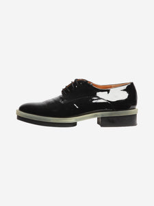 Clergerie Black patent lace-up shoes - size EU 39