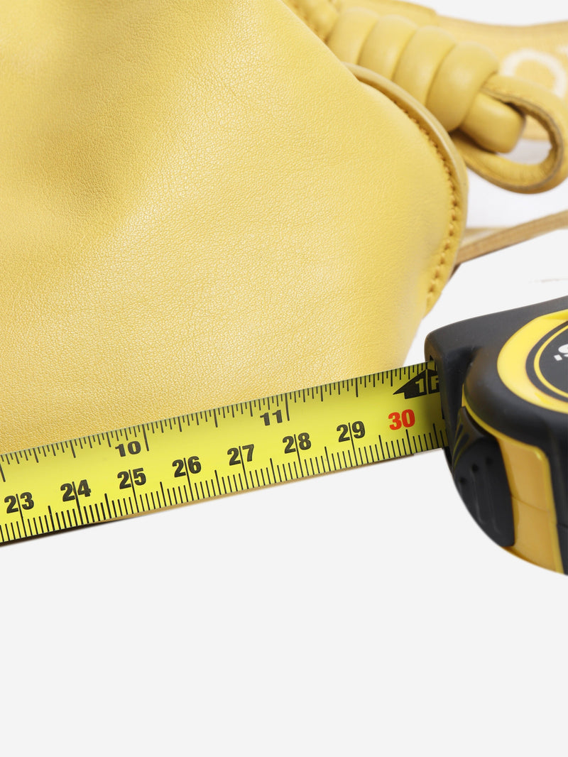 Yellow nappa leather Flamenco clutch bag Shoulder bags Loewe 