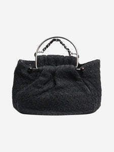 Chanel Black vintage 2004 tweed bag