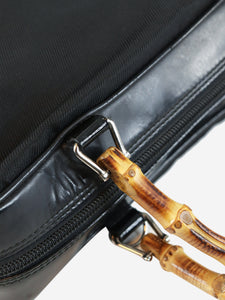 Gucci Black handbag with bamboo handle