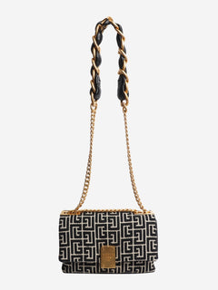 Black and neutral 1945 Soft Monogram Flap bag Shoulder bags Balmain 