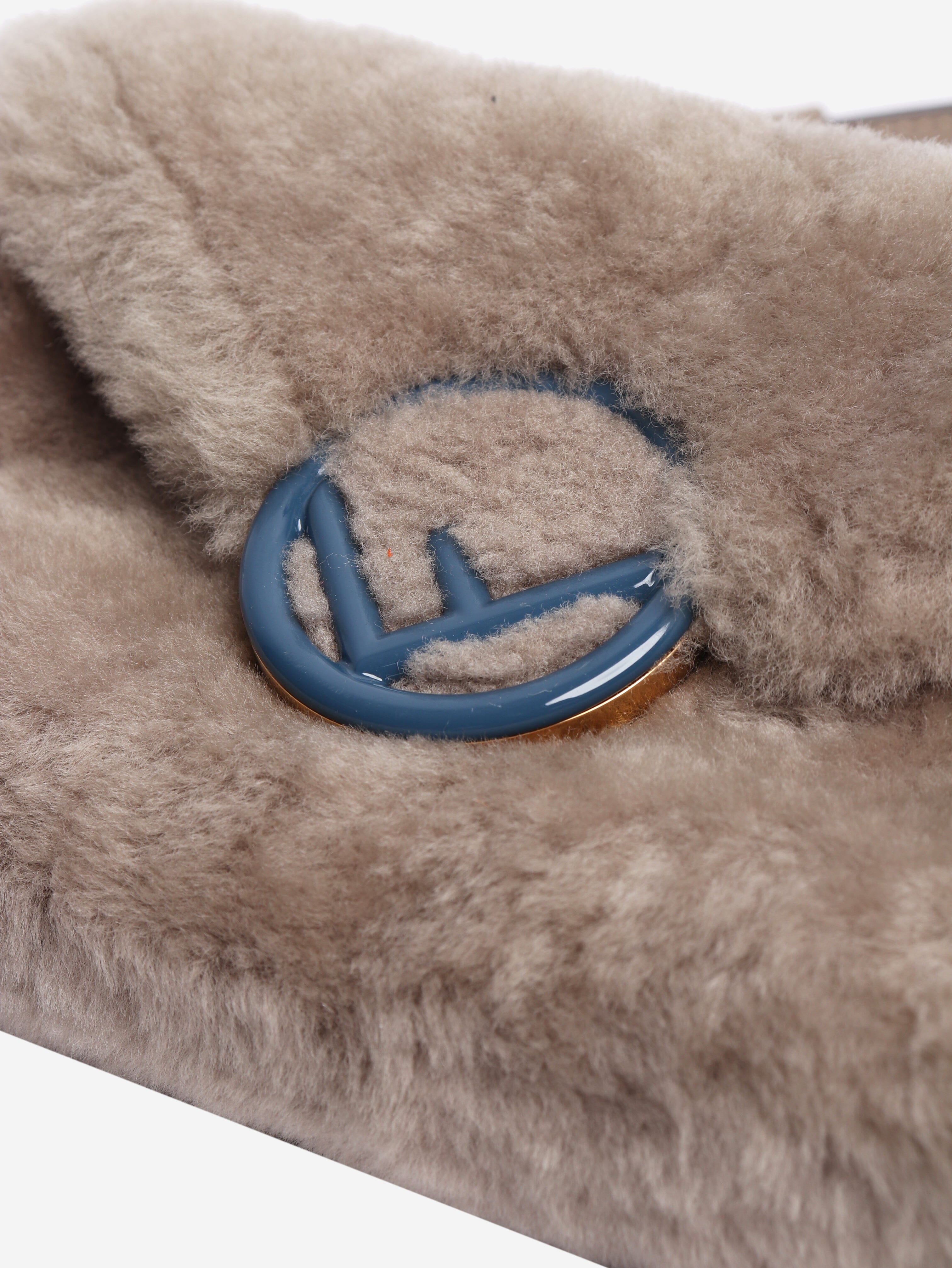 Taupe shearling belt bag Cross-body bags Fendi 