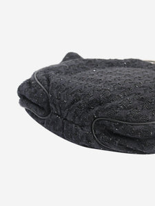 Chanel Black vintage 2004 tweed bag