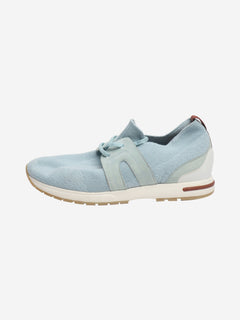 Blue knit trainers - size EU 39 Trainers Loro Piana 