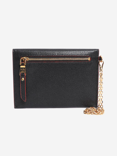 Black Madras love envelope wallet alternate image