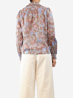 Multi paisley printed blouse - size UK 10 Tops ME+EM 