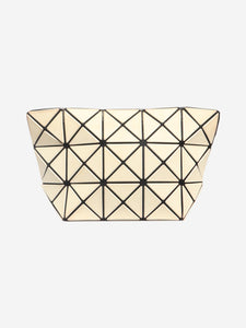 Issey Miyake Cream Bao Bao zipped pouch