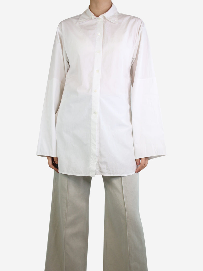 long button up shirt