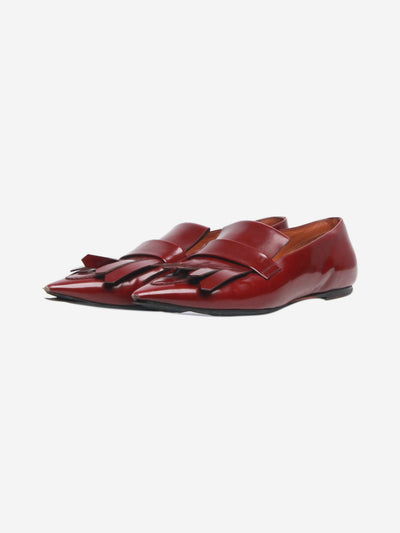 Burgundy tassel loafers - size EU 36 Flat Shoes Celine 