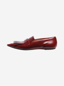 Celine Burgundy tassel loafers - size EU 36