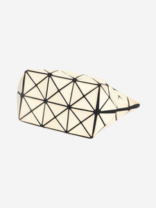 Issey Miyake Cream Bao Bao zipped pouch