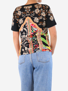 Etro Multicolour floral top - size UK 8