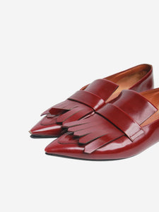 Celine Burgundy tassel loafers - size EU 36