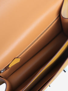 Hermes Jaune Ambre Constance shoulder bag
