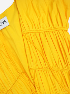 Tove Orange sleeveless cotton dress - size UK 10