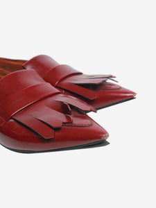 Celine Burgundy tassel loafers - size EU 36