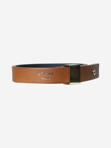 Celine Brown leather bracelet - size