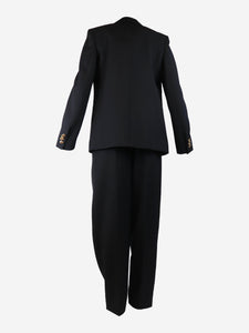 Bottega Veneta Black wool suit set - size UK 4