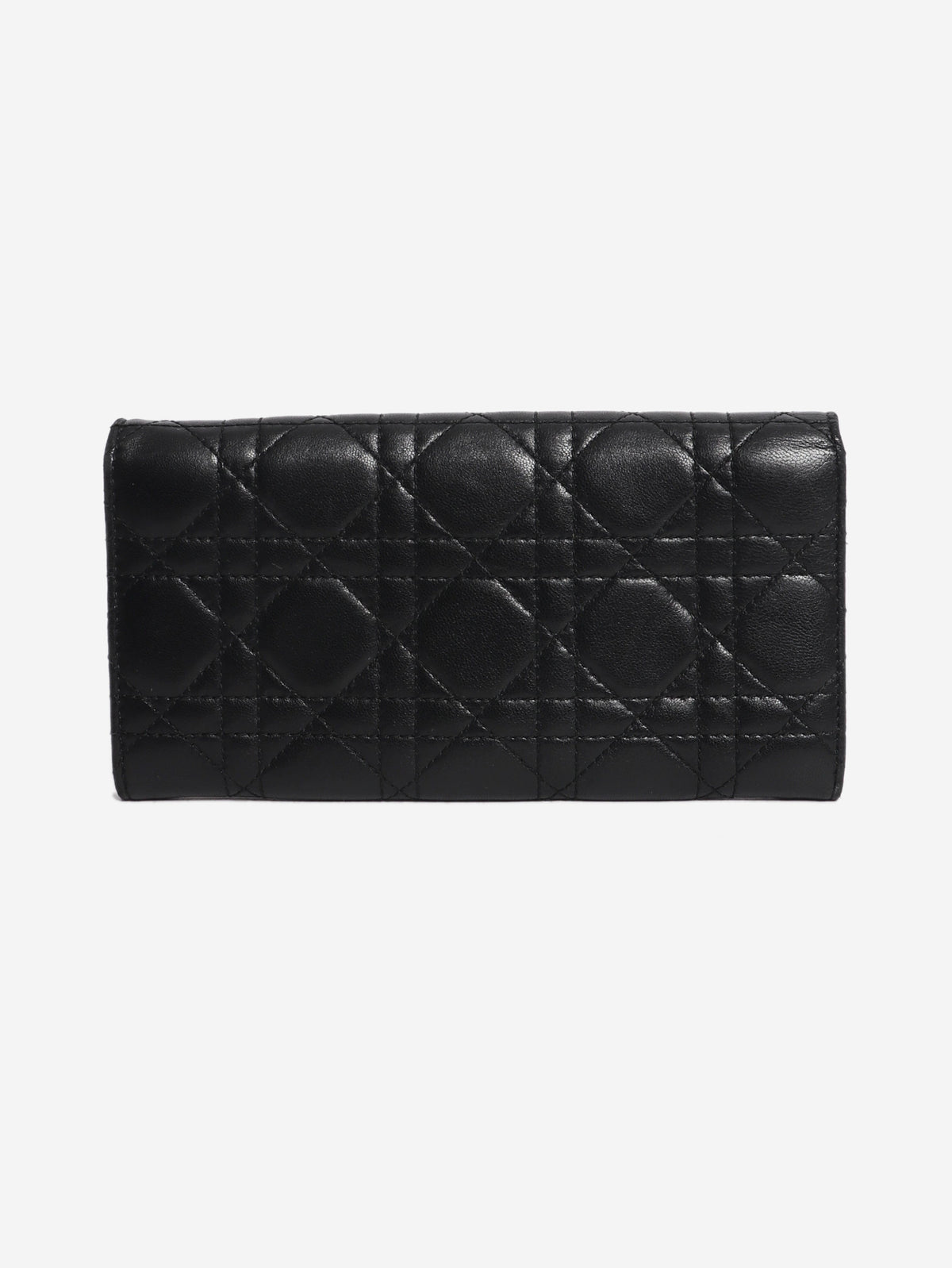 Black leather long wallet Wallets, Purses & Small Leather Goods Dior 