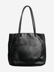 Prada Black leather top handle bag