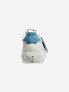 Louis Vuitton White Time Out denim trainers - size EU 38.5