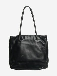 Prada Black leather top handle bag