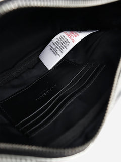 Silver metallic coated canvas shoulder bag Shoulder bags Burberry 