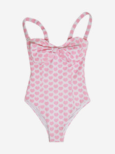 Alexandra Miro Pink Clara hearts swimsuit - size S