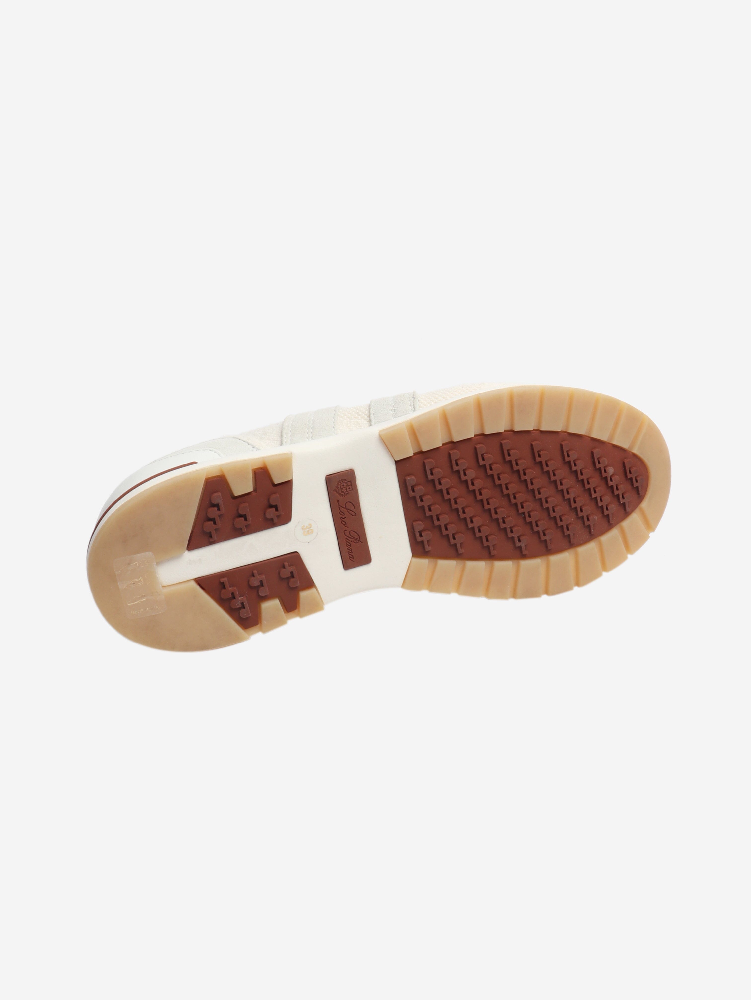 Cream knit trainers - size EU 39 Trainers Loro Piana 