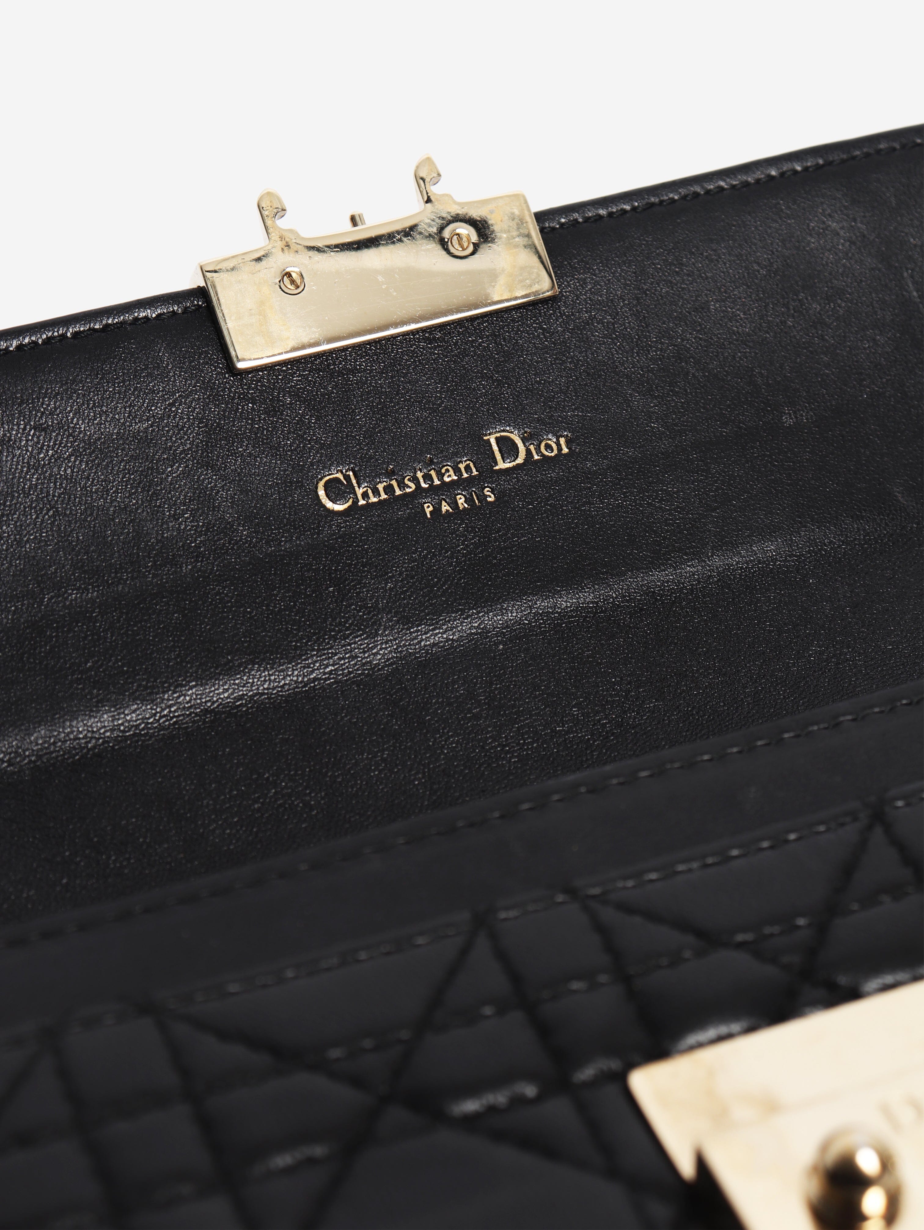Black leather long wallet Wallets, Purses & Small Leather Goods Dior 