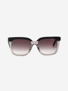 Emilio Pucci Black square-frame sunglasses