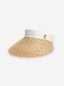 Neutral straw visor hat Hats Jimmy Choo 