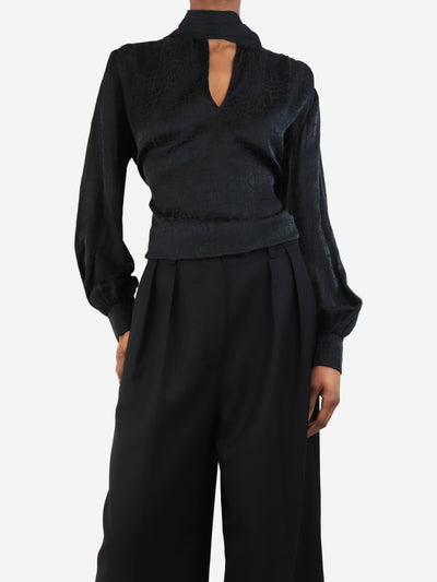 Black silk blouse - size XS Tops Anine Bing 