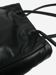 Prada Black leather top handle bag