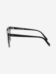 Emilio Pucci Black square-frame sunglasses