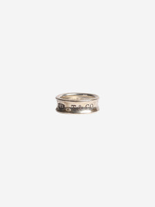 Tiffany & Co. Sterling silver 1837 concave ring